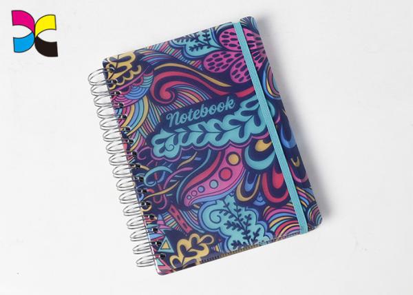 Buy cheap Professional Stationery Hardcover PU Spiral Notebook Printing With Elastic Band from wholesalers