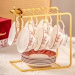 Christmas Ornament Cup Porcelain Mug Set Gift Box Ceramic Coffee Cups Tea Cup