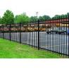 Buy cheap Low Maintenance Pool Steel Wrought Iron Fence With Flattened Spear from wholesalers