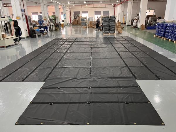 Buy cheap UV Resistant Tear Resistant 14oz PVC Truck Cover For Flatbed Trucks With 6 Foot Drop from wholesalers