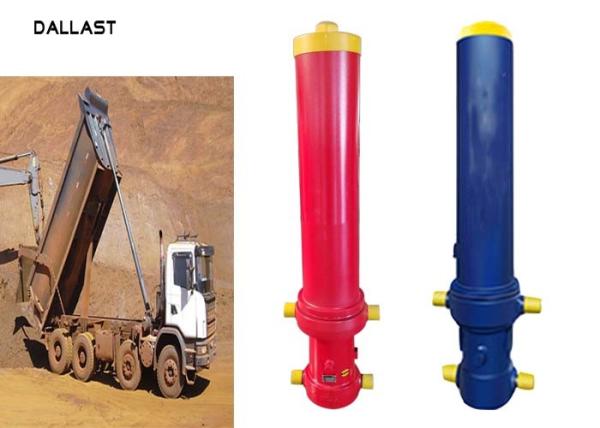 Buy cheap 20 Inch Stroke Dump Truck Dump Truck Hydraulic Cylinder Single Acting Welded from wholesalers