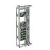 Buy cheap FTTH 19inch Silver/Gray Open Rack Aluminum Profile Fiber Optical Distribution Frame ODF from wholesalers