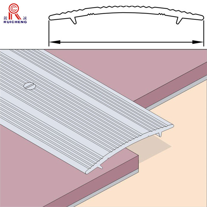 Non Slip Aluminium Floor Threshold Strip Wood Laminated 2.5m Length