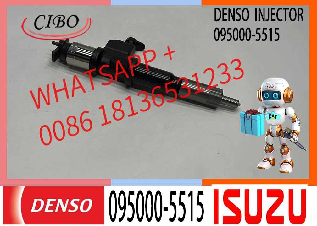 High Quality Common Rail Injector 095000-5515 095000-5516 095000-5517 for 6WF1 6WG1 Diesel Nozzle