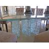 Buy cheap 6-12mm Decorative Broken Glass Table Top for Home Furniture Made of Tempered Glass from wholesalers