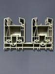 UV Resistant Customizable Lamiante Upvc Profile Co Extrusion Upvc Profile For
