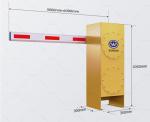 RS485 Inside Outside Waterproof Safety Road Barrier Vehicle Barrier Gate For Gas