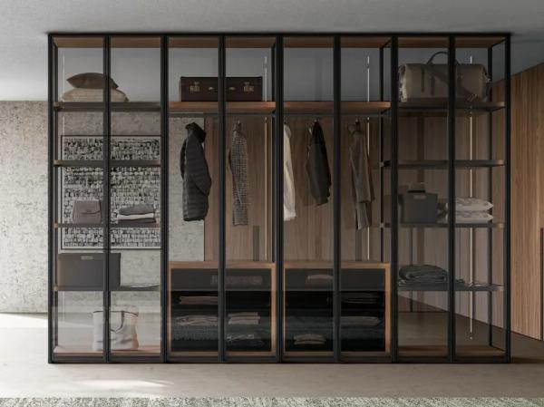 Buy cheap Modern Customized Glass Wardrobe Fitted Bedroom Closet from wholesalers