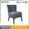 Buy cheap Armless Grey Velvet Dining Chairs Hotel Hospitality Furniture Customized from wholesalers