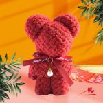 Best Gift Private Label Cute Bear Shower Microfiber Soft Gift Sets Face Towels
