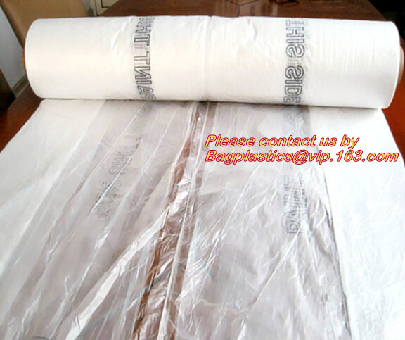make to order painter drop dust sheet,dust proof transparent dust sheet cover made in china, transparent plastic cover s