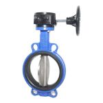 AWWA Ductile Iron Flanged Butt Weld Butterfly Valve DN2800 PN10