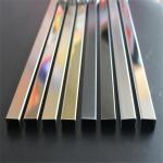 Brushed Finish Rose Gold Stainless Steel Tile Trim 201 304 316 wall ceiling door