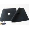 Buy cheap Black PTFE Fiberglass Fabric 260℃ Non Stick Stovetop Burner Protector from wholesalers