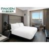 Buy cheap All Black Hotel Bedroom Furniture Sets Deep Hue Gray Tinted Ash Tree Veneer Classic Luxury from wholesalers