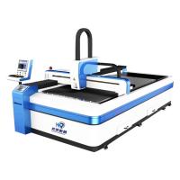 Buy cheap 3000W CNC Fiber Laser Cutting Machine Cypcut Control product