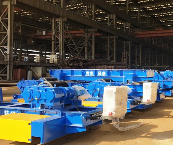 Buy cheap 300t Hydraulic Tank Rotator Manufacturers Motorized Wheel Monopile Production from wholesalers