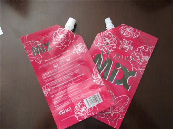 Buy cheap Reusable Stand Up Pouch With Spout , Detergent Packaging Spout Pouch from wholesalers