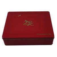 Buy cheap Large Rectangular Anniversary Gift Tin Box Set For Multipurpose Packaging OEM product