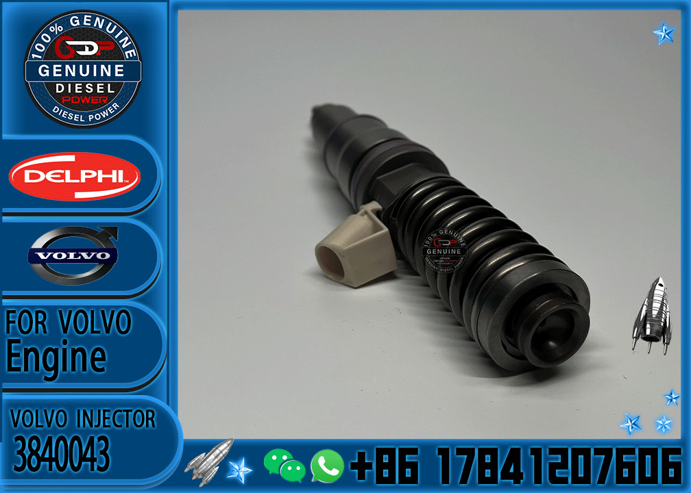 2 Pin Electronic Unit Pump Diesel Fuel Injection Unit Pump BEBE4C05002 3840043 03840043 For Volvo