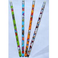 Buy cheap 7" Black Wooden HB Pencil With Eraser Graphite Pencil product