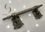Zamak Metal Coffin Handle Zinc Alloy Material European Style In Gold Plating