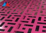 Perforated Aluminium Exterior Wall Panels Fireproof For Bank School Airport