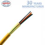 Indoor Distribution Fiber Optic Accessories GJFJV Fiber Optic Cable LSZH Yellow