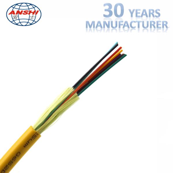 Buy cheap Indoor Distribution Fiber Optic Accessories GJFJV Fiber Optic Cable LSZH Yellow Sheath from wholesalers