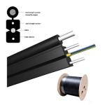 Single Mode 2 Core G657A LSZH Fiber Optic Outdoor FTTH Drop Cable