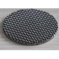 Buy cheap Sintered Metal Disc Filter SUS316L AISI316L 50 Micron Stainless Steel Sintered product