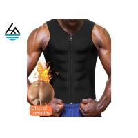 Buy cheap Gym Workout 2mm Neoprene Vest Mens , Neoprene Sweat Vest With Zipper product
