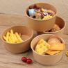 Buy cheap Custom Shaped Biodegradable 30oz Disposable Kraft Paper Sugarcane Bagasse Fruit Paper Salad Packing Bowl With Lid from wholesalers
