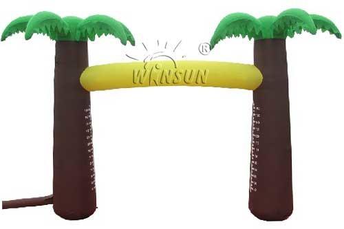 Buy cheap Coconut Tree Style Inflatable Advertising Products / Limbo Dance Arch from wholesalers