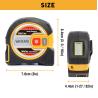 Buy cheap ABS Laser Measure Tape In Inches Area Volume Digital Level With LED Screen from wholesalers