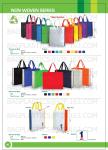 Private lable promotional nonwoven shopping bags, nonwoven fabric polyester