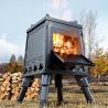 Buy cheap Camping Portable Folding Outdoor Wood Burner Stove In Carbon Steel from wholesalers