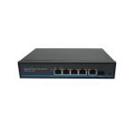 4 Port Fiber Optic POE Switch 12G Smart Poe Switch For Hikvision Camera