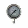 Buy cheap 250bar high temperature bourdon tube manometer liquid filled pressure gauge stainless steel from wholesalers