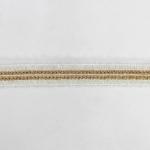 Home Textile Metallic Fringe 2cm Crochet Lace Ribbon