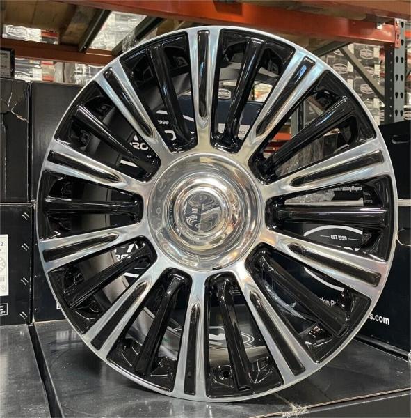 Buy cheap 2022 Escalade Platinum Black Polished Wheels Rims Fits 22" For Suburban 6x139.7 from wholesalers