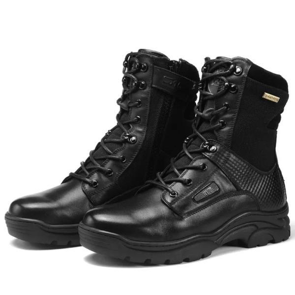 Buy cheap High Quality Custom Round Head Toe Style Midi Military Boots Maximum Security Guaranteed Tactical Boots Military Combat from wholesalers