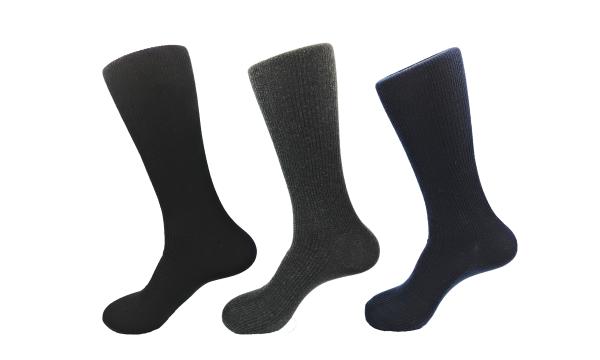 Buy cheap Black Stripes Diabetic Compression Socks , Snagging Resistance Diabetic Socks For Men from wholesalers