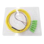 6F Fanout Single Mode Fiber Pigtails , High Performance SM Sc Apc Pigtail