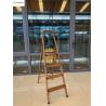 Buy cheap 1.1mm Wooden Aluminum Ladder 250mm Pedal 2-9 Steps from wholesalers