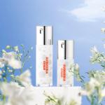30/50ml Plastic Airless white cylindrical frosted with silver pump for cosmetic