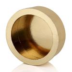 Recyclable Cardboard Gift Tube Box With Lid Luxury Round Clear Window Food