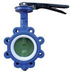 Buy cheap EPDM Seated Manual Lug Butterfly Valves Wafer Type For Ship Building / Textile,cast iron,cast steel from wholesalers