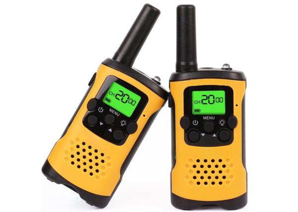Buy cheap Cute Yellow FRS GMRS Walkie Talkie , Hands Free Walkie Talkie For Kids from wholesalers