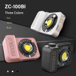 Wireless Control 0.4kg Cob Led Video Light 100watt Vlogging Kit Usb Charging